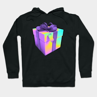 Purple Gift with Tag Hoodie